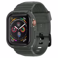 Spigen Rugged Armor™ Pro case Apple Watch 44 mm / 45 mm - Groen