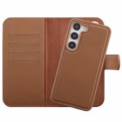 Selencia Olyn Uitneembare Bookcase met MagSafe Samsung Galaxy S23 - Bruin
