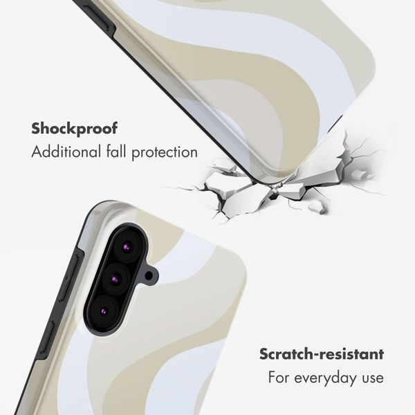 Selencia Vivid Back Cover Samsung Galaxy A37 (5G) - Desert Waves Beige