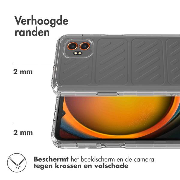 Accezz Xtreme Impact Backcover Samsung Galaxy Xcover 7 Pro - Transparant