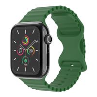 imoshion Athletic siliconenbandje Apple Watch Series 1 t/m 9 / SE (38/40/41 mm) | Series 10 (42 mm) - Donkergroen