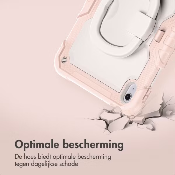 imoshion Rugged Kidsproof Backcover Apple iPad 11 (2025) 11 inch A16 / iPad 10 (2022) 10.9 inch - Lichtroze