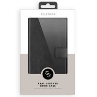 Selencia Echt Leren Bookcase Samsung Galaxy S9 - Zwart