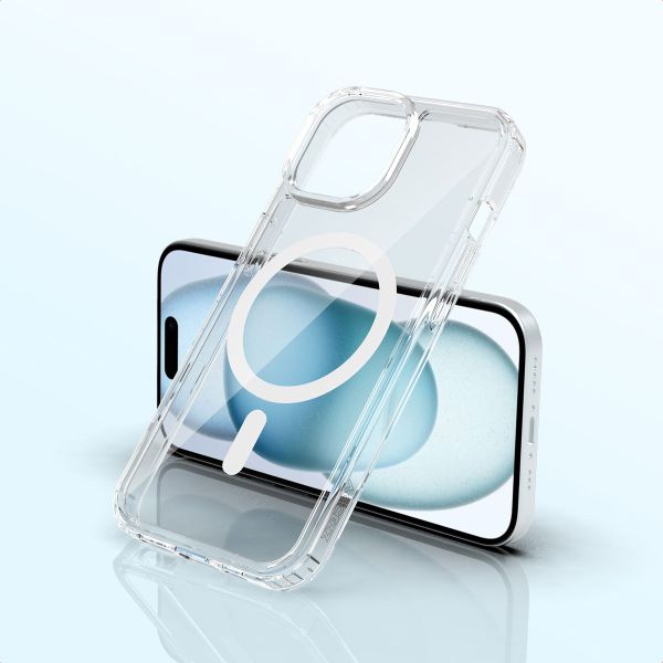 Accezz Xtreme Impact Back Cover with MagSafe Apple iPhone 15 - Transparent