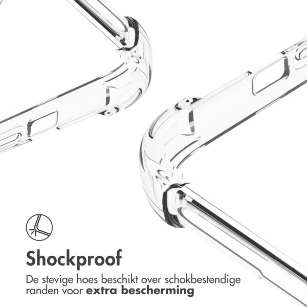 imoshion Softcase Backcover met pashouder Apple iPhone 15 - Transparant