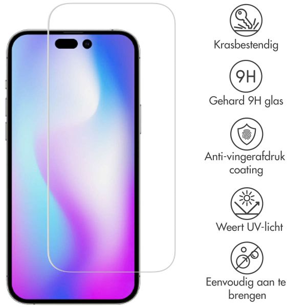 Selencia Gehard Glas Screenprotector iPhone 14 Pro