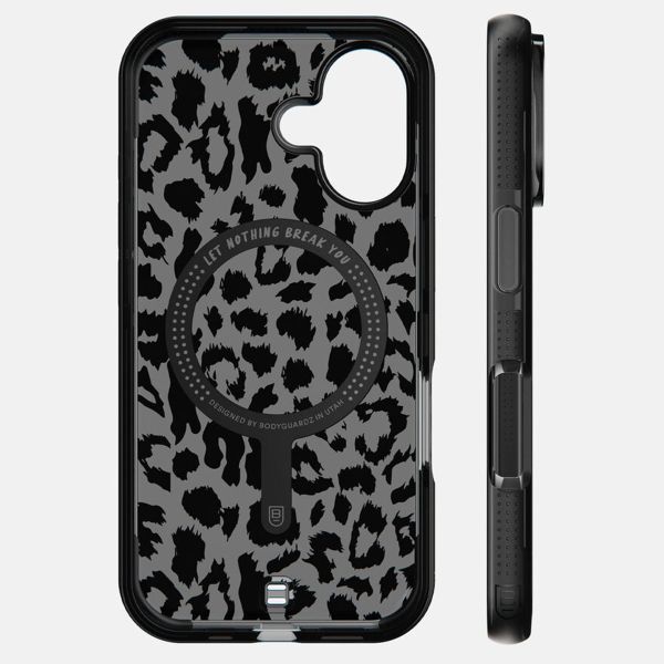 BodyGuardz Ace Pro MagSafe Backcover iPhone 16 - Black Leopard