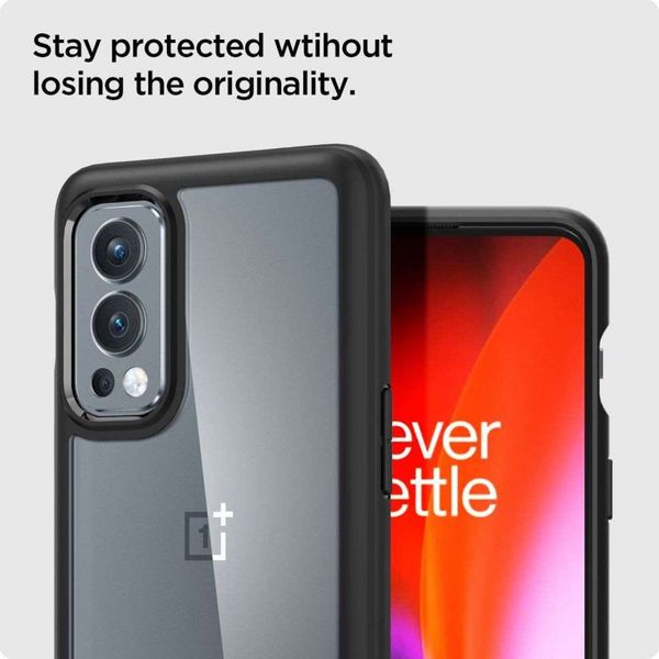 Spigen Ultra Hybrid Backcover OnePlus Nord 2 - Zwart