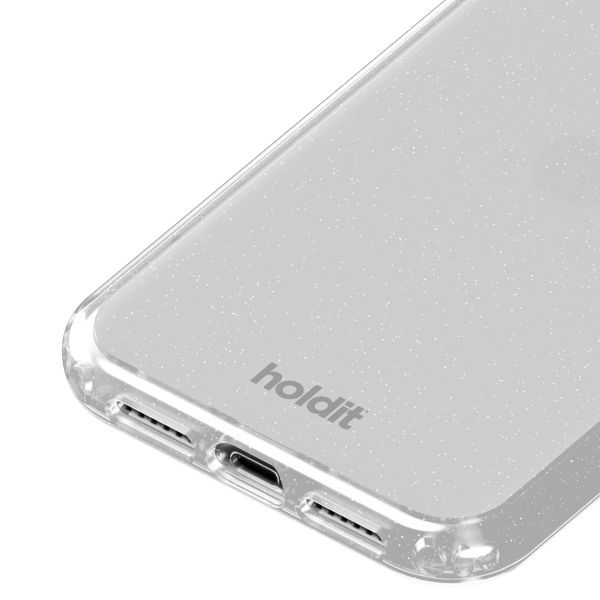 Holdit Glitter Case Apple iPhone 11 / Xr - Wit