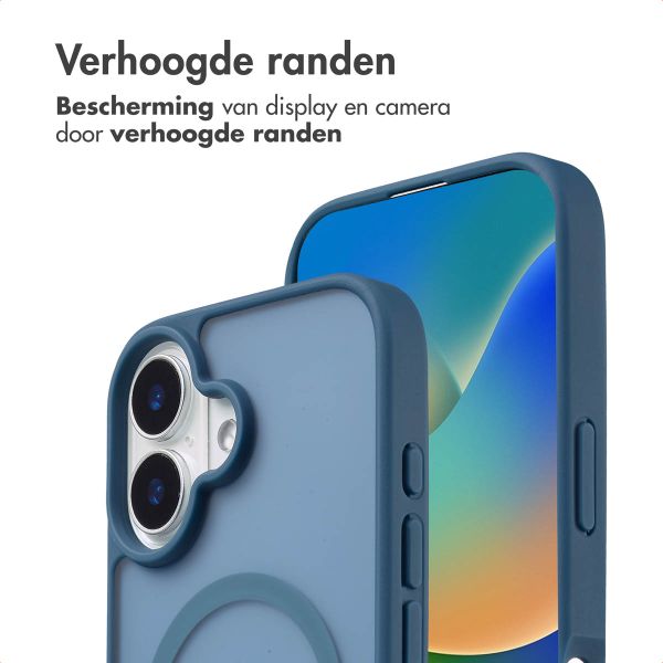 imoshion Color Guard Backcover met MagSafe iPhone 16 - Donkerblauw