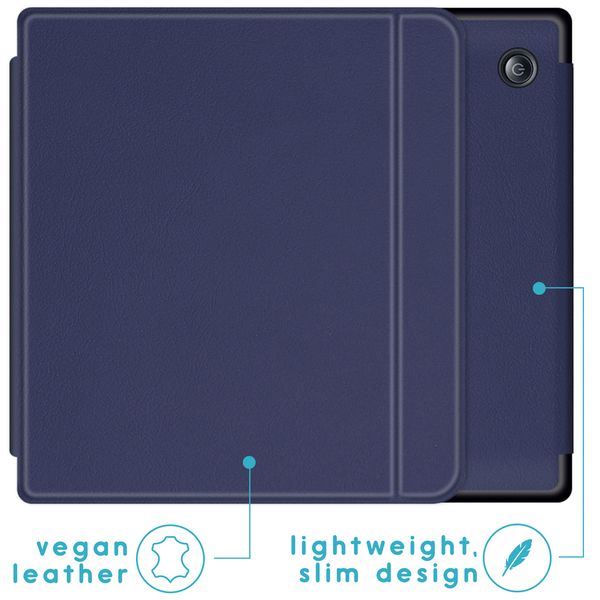 imoshion Slim Hard Case Sleepcover met stand Tolino Vision 5 - Donkerblauw