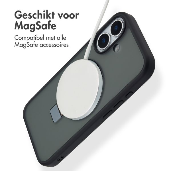 Accezz Ring Stand Backcover met MagSafe Apple iPhone 17 - Zwart