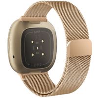 imoshion Milanees Watch bandje Fitbit Versa 4 / 3 / Sense (2) - Rosé Goud