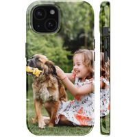 Ontwerp je eigen tough case met MagSafe Apple iPhone 15 - Wit