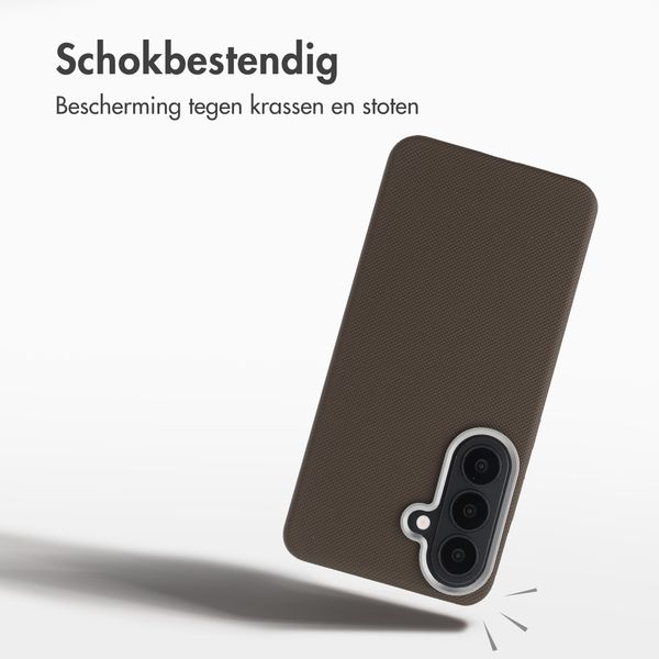 Accezz Mesh Backcover met MagSafe Samsung Galaxy S26 - Bruin