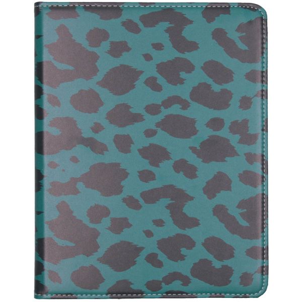 360° Draaibare Design Bookcase iPad 4 (2012) 9.7 inch / 3 (2012) 9.7 inch / 2 (2011) 9.7 inch - Groen Panter