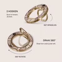 Burga Ringholder MagSafe Gold - Telefoonring - Barely Yours