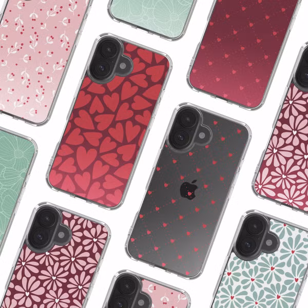 imoshion Design hoesje Apple iPhone 17 - Hearty Coral Dust
