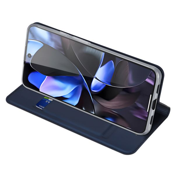 Dux Ducis Slim Softcase Bookcase Google Pixel 10 Pro XL - Donkerblauw
