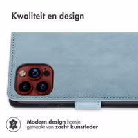 imoshion Luxe Bookcase Apple iPhone 15 Pro Max - Lichtblauw
