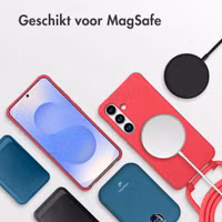 imoshion Color Backcover met afneembaar koord met MagSafe Samsung Galaxy S25 / S24 - Red Raspberry