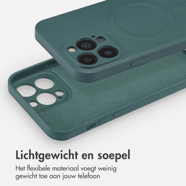 imoshion Color Backcover met MagSafe iPhone 13 Pro Max - Donkergroen