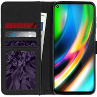 imoshion Luxe Bookcase Motorola Moto G9 Plus - Donkerblauw