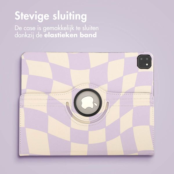 imoshion 360° Draaibare Design Bookcase Apple iPad Air 13 inch (2025) M3 / (2024) M2 - Dancing Cubes