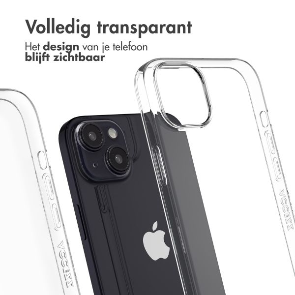 Accezz 100% Recycled Clear Backcover Apple iPhone 15 Plus - Transparant