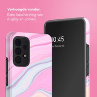 Selencia Vivid Backcover Samsung Galaxy A53 - Pastel Lipstick Marble