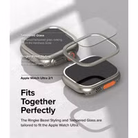 Ringke Bezel Styling + Screenprotector Apple Watch Ultra - 49 mm - Fluted Titanium