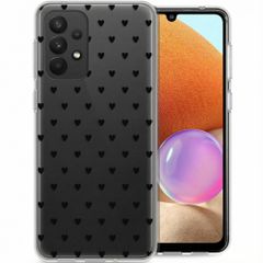 imoshion Design hoesje Samsung Galaxy A33 - Hearts All Over Black