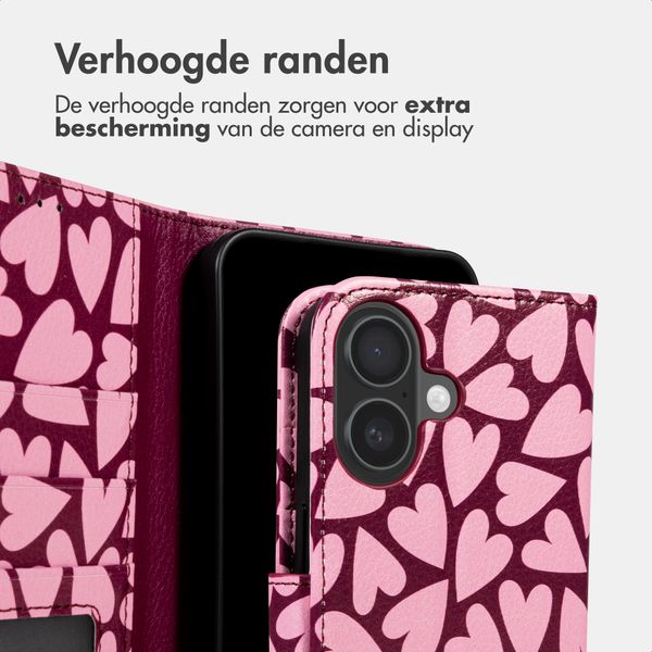 imoshion Design Bookcase Apple iPhone 16 - Hearty Blush