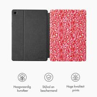 Selencia Vivid tablethoes Samsung Galaxy Tab A9 Plus - Wild Spots Lipstick