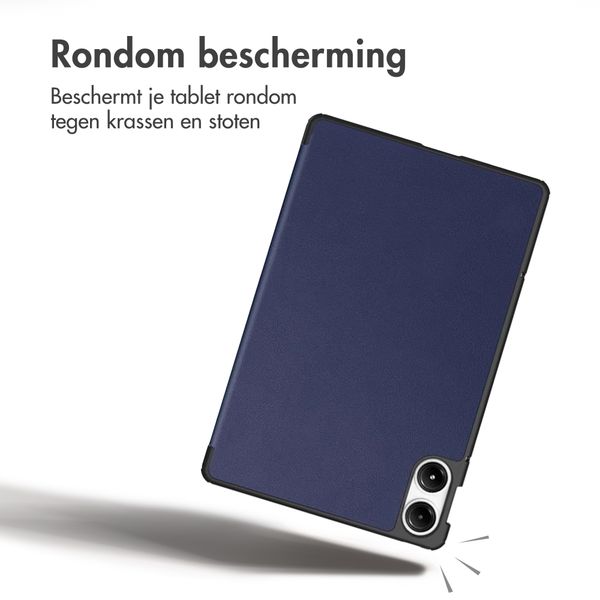 imoshion Trifold Bookcase Xiaomi Redmi Pad Pro / POCO Pad - Donkerblauw
