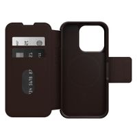 OtterBox Strada Bookcase MagSafe Apple iPhone 15 Pro - Bruin