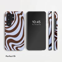 Selencia Vivid Back Cover Samsung Galaxy S26 Ultra - Dream Swirl Chocolate