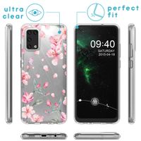 imoshion Design hoesje Samsung Galaxy A02s - Bloem - Roze