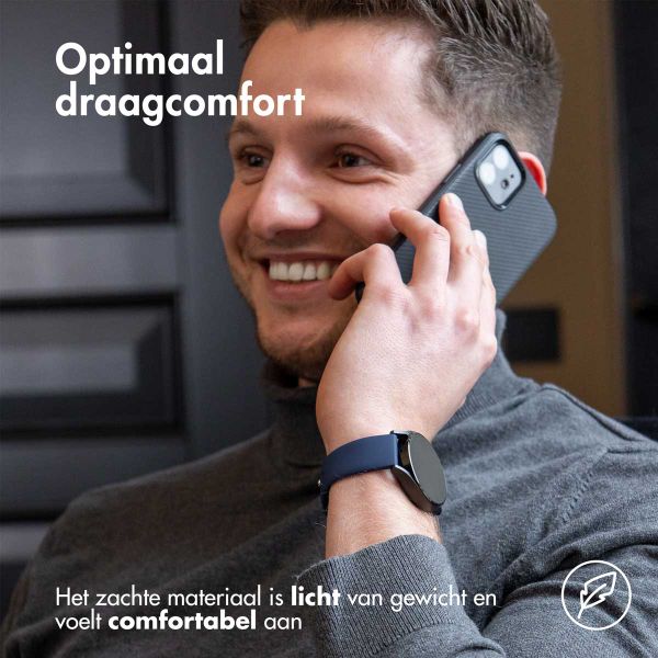 imoshion Siliconen Sport bandje - Universeel 18 mm aansluiting - Donkerblauw