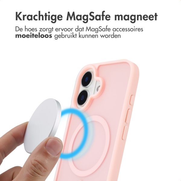 imoshion Color Guard Backcover met MagSafe iPhone 16 - Lichtroze