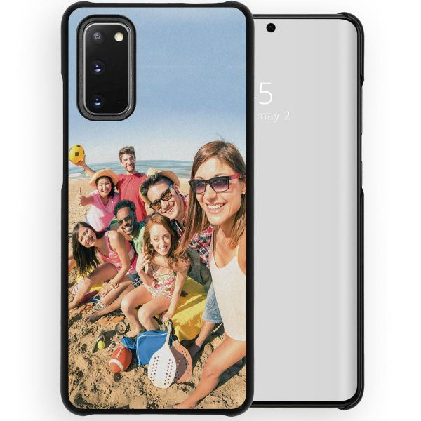 Ontwerp je eigen Samsung Galaxy S20 hardcase hoesje - Zwart