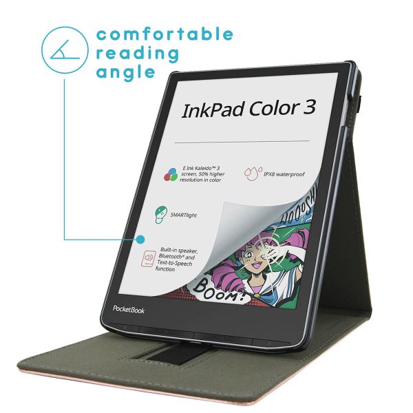 imoshion Stand Flipcase Pocketbook InkPad Color 3 / InkPad 4 - Rosé Goud