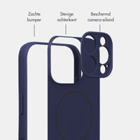 Accezz Grip Backcover met MagSafe Apple iPhone 16 Pro - Donkerblauw