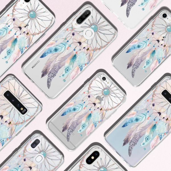 Design Backcover Samsung Galaxy S8 - Dromenvanger Feathers