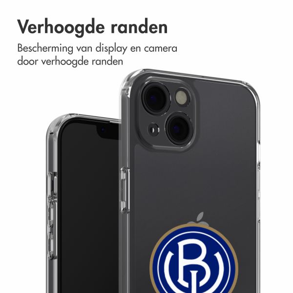 Clear Backcover Apple iPhone 13 - ASV Blauw-Wit