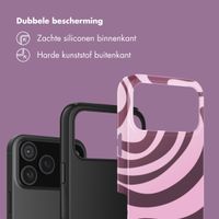 Selencia Vivid Backcover Apple iPhone 18 Pro - Wavy Swirl Pink Plum