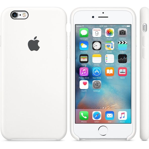 Apple Silicone Backcover Apple iPhone 6 / 6s - White