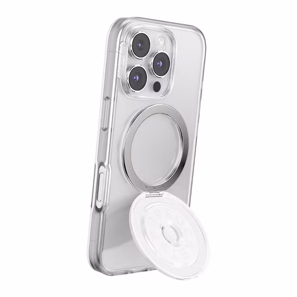 PopSockets PopGrip MagSafe Kick-Out & Stand - Glossy White