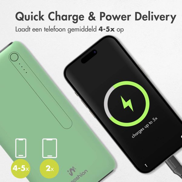 imoshion Powerbank - 27.000 mAh - Quick Charge en Power Delivery - Groen