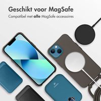 imoshion Color Backcover met afneembaar koord MagSafe Apple iPhone 13 - Black Coffee